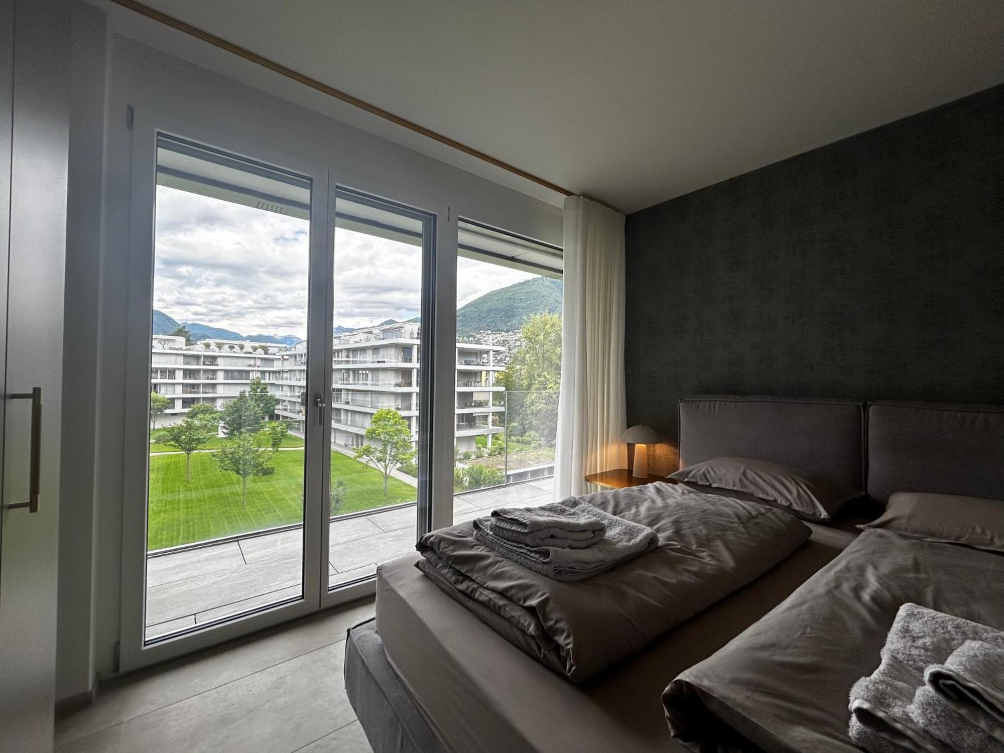 Family Apartment, Near The Beach Whit Private Park Locarno Eksteriør billede